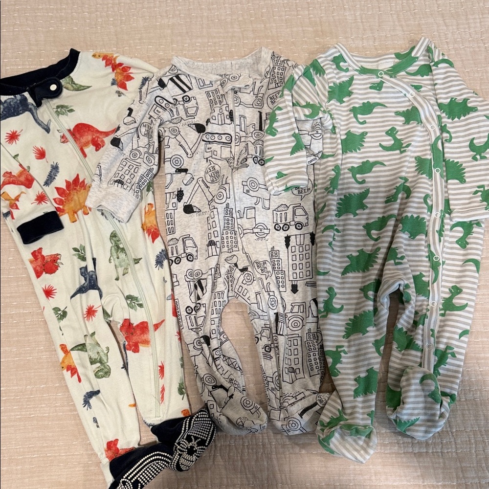 Nordstrom Kids Footed One-Piece Pajamas - 3-6M SET